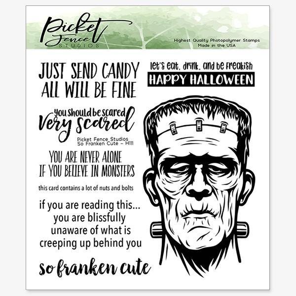 Picket Fence Studios So Franken Cute Clear Stamps