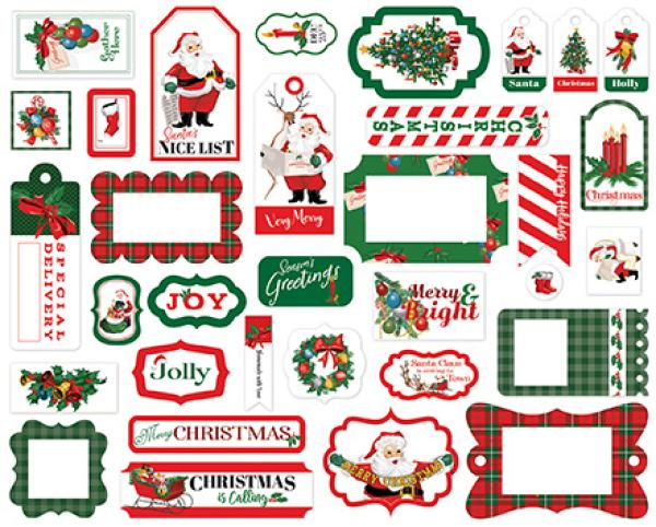 Carta Bella "Dear Santa" Frames & Tags