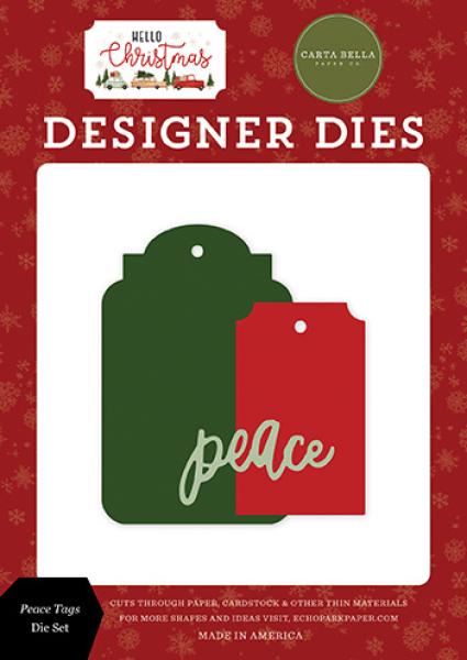 Carta Bella "Peace Tags" Die Set