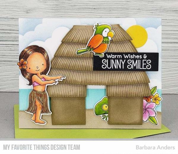 My Favorite Things Die-namics "Tiki Hut" | Stanzschablone | Stanze | Craft Die