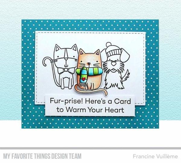 My Favorite Things Stempelset "Peace, Love, & Paws" Clear Stamp Set