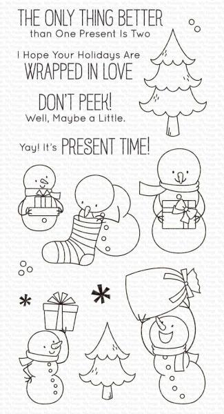 My Favorite Things Stempelset "Present Time" Clear Stamp Set