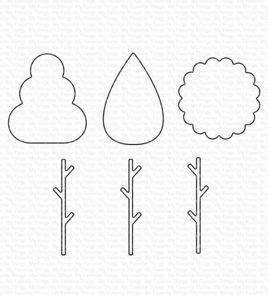 My Favorite Things Die-namics "Tree Trio"