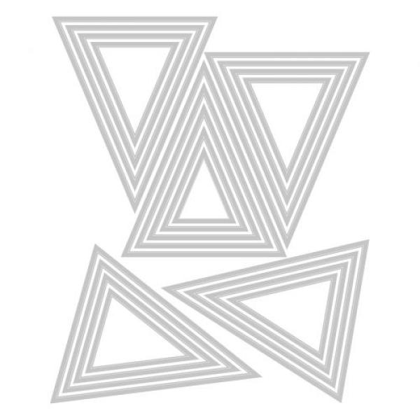 Sizzix Thinlits Craft Die-Set - Stacked Tiles, Triangles by Tim Holtz