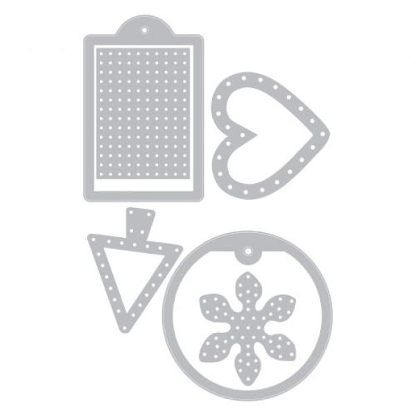 Sizzix Thinlits Craft Die-Set - Stitched Tags 