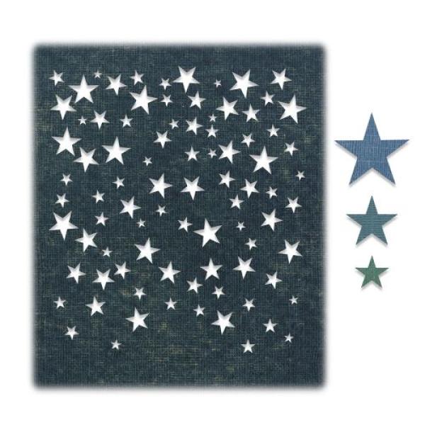 Sizzix Thinlits Craft Die-Set - Falling Stars by Tim Holtz