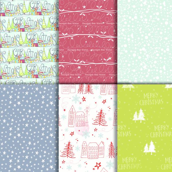 Polkadoodles "Christmas Blessings" 6x6" Paper Pad