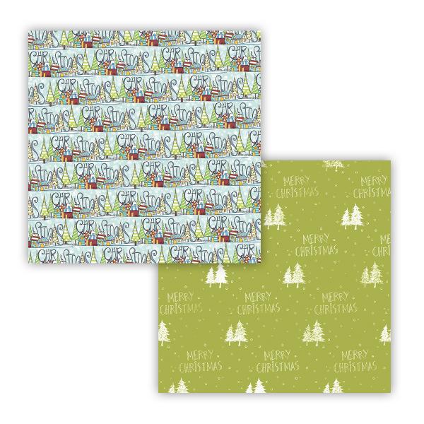 Polkadoodles "Christmas Blessings" 6x6" Paper Pad