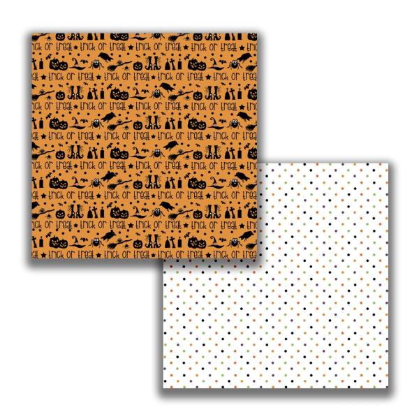 Polkadoodles "Boneshakin Halloween" 6x6" Paper Pad