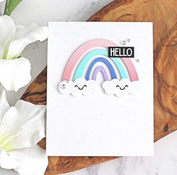 Time For Tea Dies Mini Rainbow Shaker