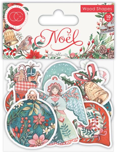 Craft Consortium Noel Wooden Shapes  - Holzteile