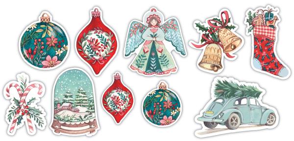 Craft Consortium Noel Wooden Shapes  - Holzteile