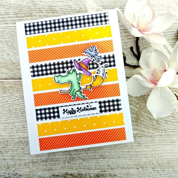 LDRS-Creative Spook Ya Later Alligator Clear Stamps