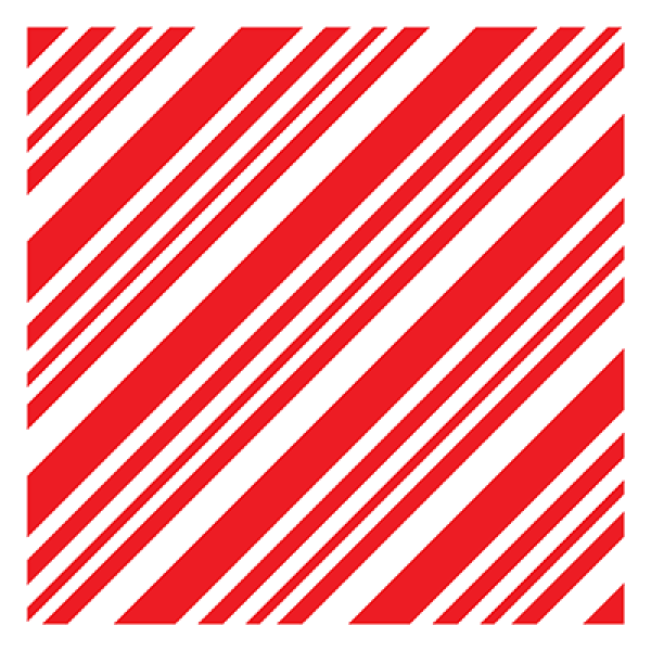LDRS-Creative  Peppermint Stick  Stencil 6x6