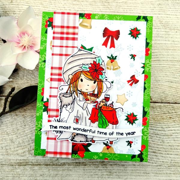 LDRS-Creative Christmas Wishes Sentiment Stack Clear Stamps