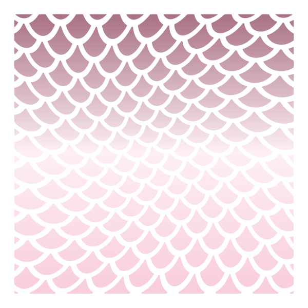 LDRS-Creative  Mermaid Shimmer  Stencil 6x6