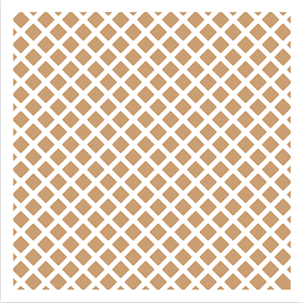 LDRS-Creative  Waffle Cone  Stencil 6x6