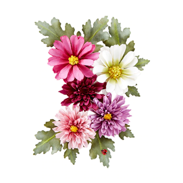 Spellbinders Die "Button and Daisy Chrysanthemum Etched" Stanzschablone