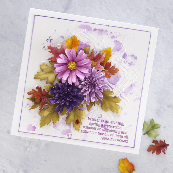 Spellbinders Die "Button and Daisy Chrysanthemum Etched" Stanzschablone