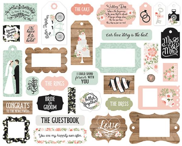 Echo Park "Our Wedding" Frames & Tags