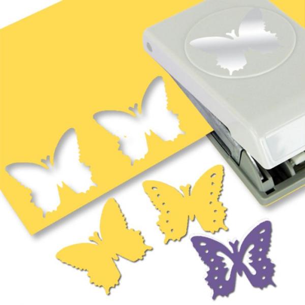 Großer Motivlocher Stanzer Punch 2,5cm Butterfly Schmetterling  Kreativ Basteln 