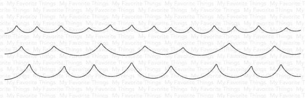 My Favorite Things Die-namics "Slimline Ocean Motion" | Stanzschablone | Stanze | Craft Die