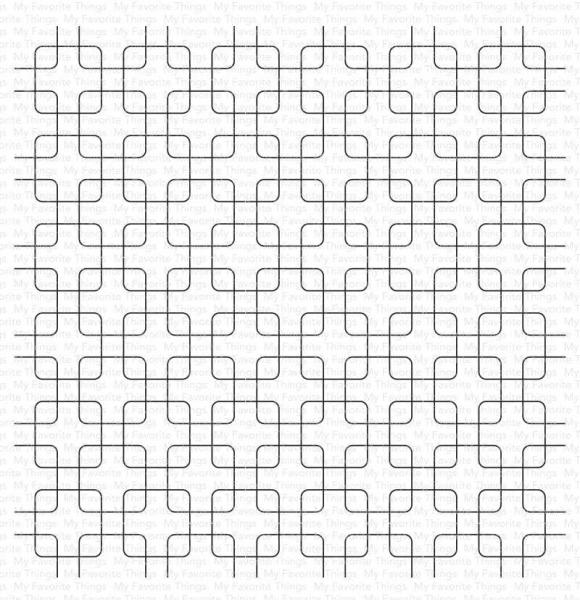 My Favorite Things "Four Corners" 6x6" Background Cling Stamp