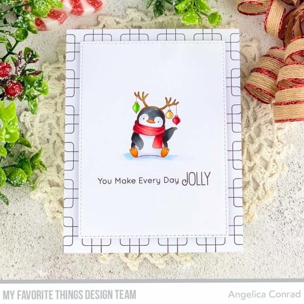 My Favorite Things "Four Corners" 6x6" Background Cling Stamp