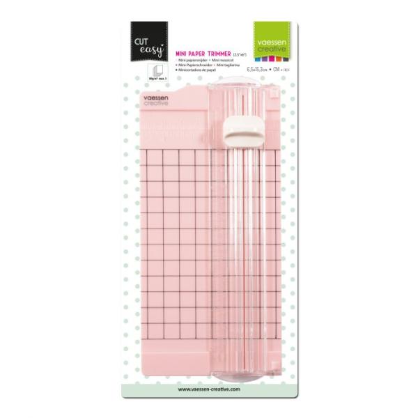 Vaessen Creative - Mini Papierschneider 6,5x15,3cm Rosa