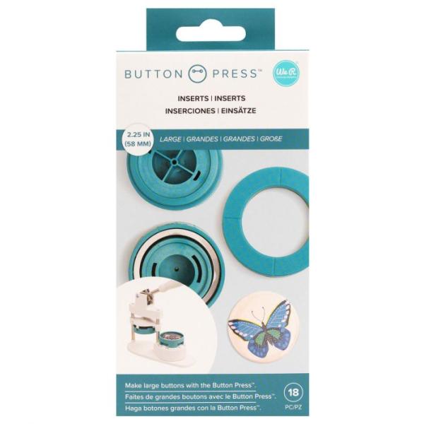 We R Memory Keepers - Button press insert large 58mm / Stanzeinsatz