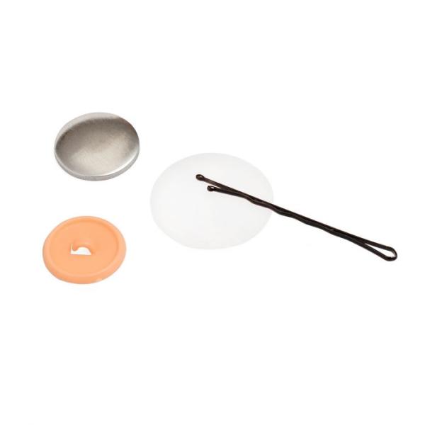 We R Memory Keepers - Button press bobby pin backers / Haarklammern