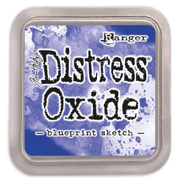 Ranger - Tim Holtz Distress Oxide Ink Pad - Blueprint sketch