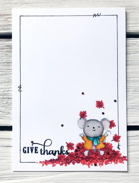 LDRS-Creative Happy Fall Sentiment Clear Stamps