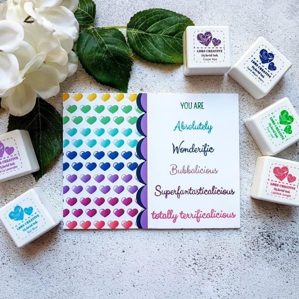LDRS-Creative Wordalicious Clear Stamps