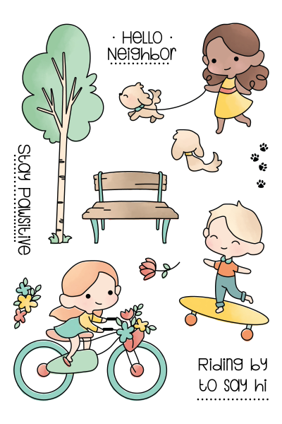 LDRS-Creative A Day in the Park Clear Stamps