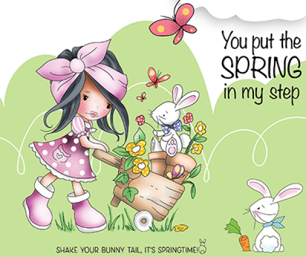 LDRS-Creative Holly Bunny Tail Clear Stamps