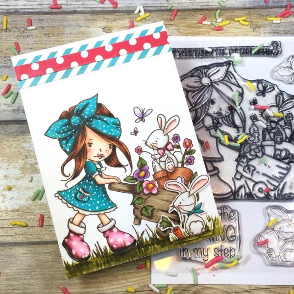 LDRS-Creative Holly Bunny Tail Clear Stamps