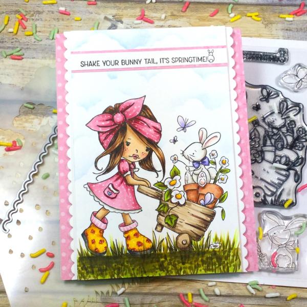 LDRS-Creative Holly Bunny Tail Clear Stamps