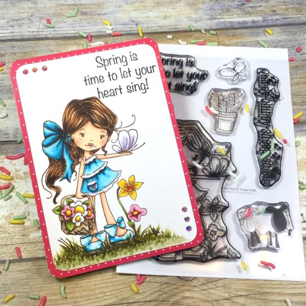 LDRS-Creative Holly Chirpy Chirp Clear Stamps