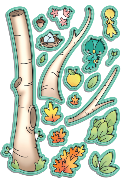 LDRS-Creative Build-a-Tree Dies - Stanzen