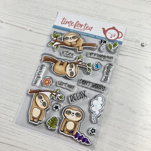Time For Tea Clear Stamps Be Slothy 