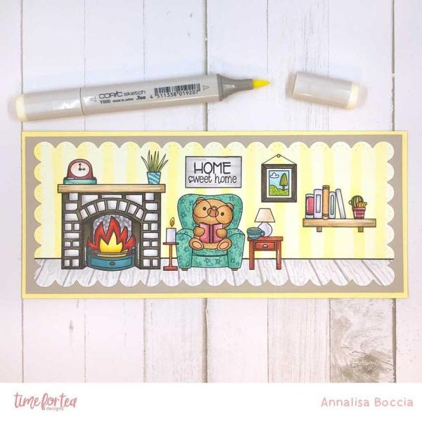 Time For Tea Clear Stamps Home Sweet Home 