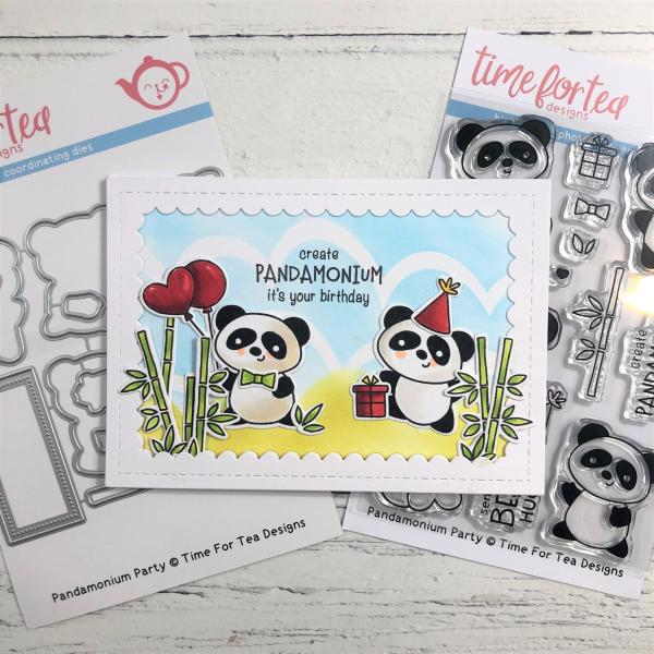 Time For Tea Clear Stamps Pandamonium Party 