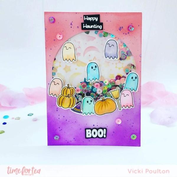 Time For Tea Clear Stamps Spooktacular 