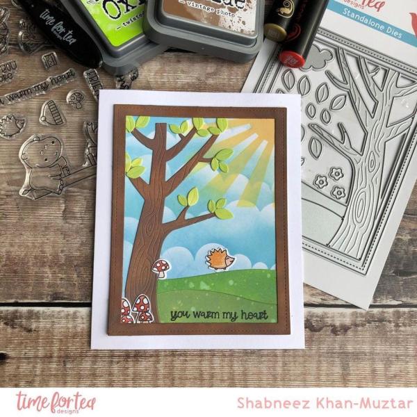 Time For Tea Dies Autumn Scene Cover 