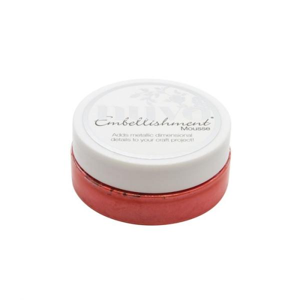 Tonic Studios - Nuvo Embellishment Mousse - Fusion Red 