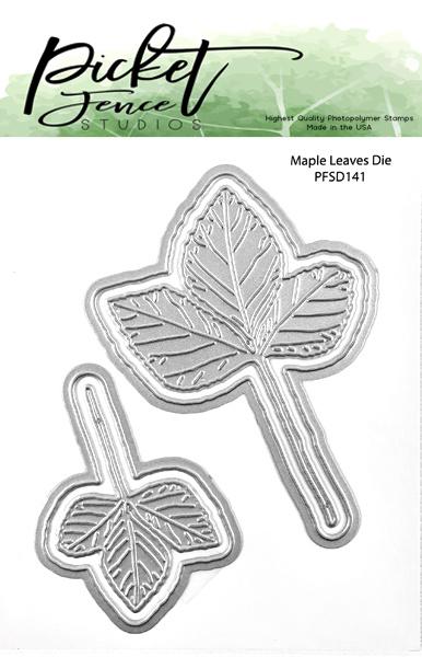 Picket Fence Studios Maple Leaves  Die (PFSD-141)