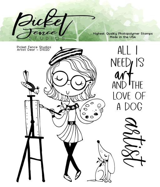 Picket Fence Studios Artist Dear Clear Stamps (D-102)