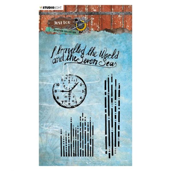 Studio Light - Clear Stamp ear Stamp Aviation Collection nr.12