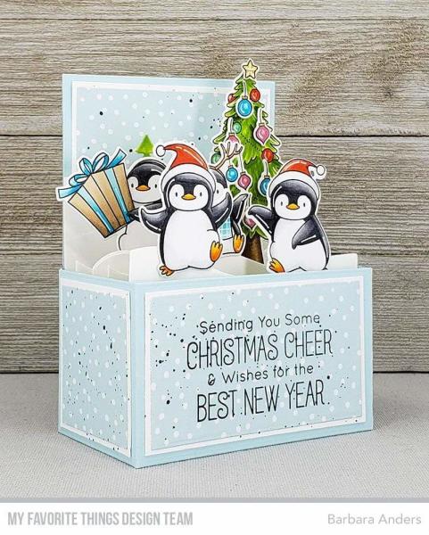 My Favorite Things Stempelset "Holiday Penguins" Clear Stamp Set